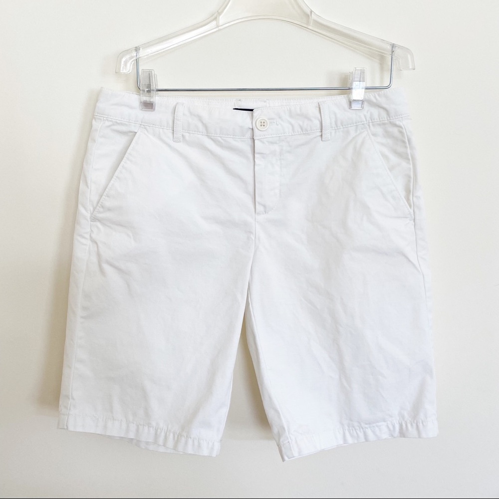 GAP Womens White Cotton Shorts